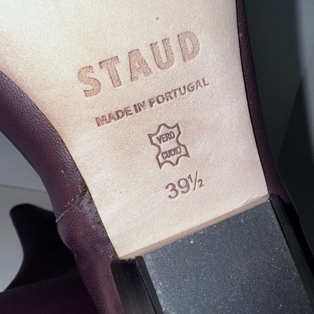 STAUD Wally Espresso Brown Ankle Boots 39.5=9.5